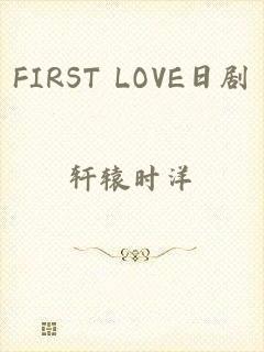 FIRST LOVE日剧